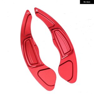 ホンダ シビック 2009-2012 CR-V 2009-2013 シティ 2008 車用 ステアリングホイール パドル シフト 延長 延長 シフター アルミ 2個 - Red