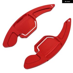 2個 シフター パドル ステアリングホイール 延長 シフト シートアルハンブラ/アテカ/レオンFR/レオン/レオン4 5Fキュプラ 延長 シフター - Red