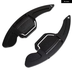 2個 シフター パドル ステアリングホイール 延長 シフト シートアルハンブラ/アテカ/レオンFR/レオン/レオン4 5Fキュプラ 延長 シフター - black