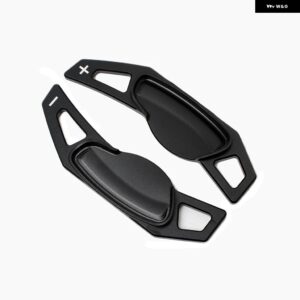 BENZ SMART 451 453 TWO 2009-2017 FOUR 2015-2017 車用 ステアリングホイール シフト パドルギアパドル DSGエクステンダー ステッカー - black