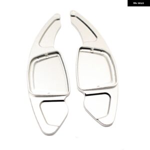 シフト パドル アウディ 2020 2021 A1 A3 A4 A8 S8 D5 A6 S6 C8 A7 S7 C8 アバント オールロード RS カー ステアリングホイール ギア DSG エクステンド - Silver