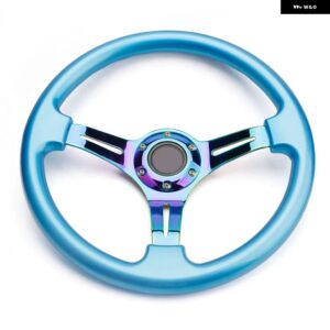 ネオクローム 350MM 14インチ ステアリングホイール ABS ステアリングホイール - SKY　BLUE