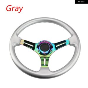 ネオクローム 350MM 14インチ ステアリングホイール ABS ステアリングホイール - GRAY