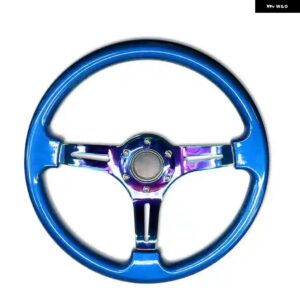 ネオクローム 350MM 14インチ ステアリングホイール ABS ステアリングホイール - Dark　blue