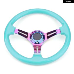 ネオクローム 350MM 14インチ ステアリングホイール ABS ステアリングホイール - Tiffany　Blue