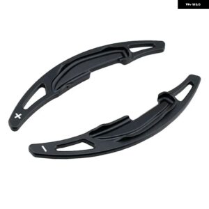 2PCS ALUMICAR ステアリング ステアリングホイール シフト パドル エクステンション シフター BMW M2 M3 M4 M5 X5M X6M F87 F85 F86 F80 F82 F83 F10 M6 - black