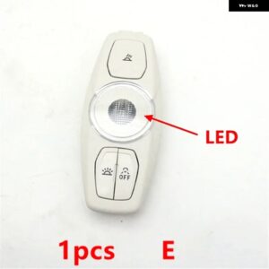 車用読書灯 LED シーリングドームランプ フォード フォーカス 3 4 MK3 MK4 クーガ エスケープ モンデオ エベレスト エッジ 2012-2017 - 1pcs E