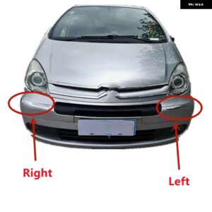 7452QV 7452QW XSARA PICASSO フロント リアクローム トリム フロント バンパー シルバー 装飾 ストリップ シルバーブライトストリップ 9650480777 - Price of 4 pieces