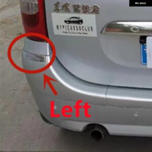 7452QV 7452QW XSARA PICASSO フロント リアクローム トリム フロント バンパー シルバー 装飾 ストリップ シルバーブライトストリップ 9650480777 - Left Rear