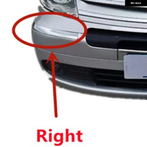 7452QV 7452QW XSARA PICASSO フロント リアクローム トリム フロント バンパー シルバー 装飾 ストリップ シルバーブライトストリップ 9650480777 - right front