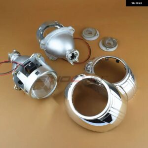 SINOLYN 3.0インチ バイ キセノン レンズ H7 H4 ヘッドライト 車用ライト H1 HID スーパープロジェクター 車用レンズ ヘッドランプ 車用アクセサリー - With Smax Shrouds