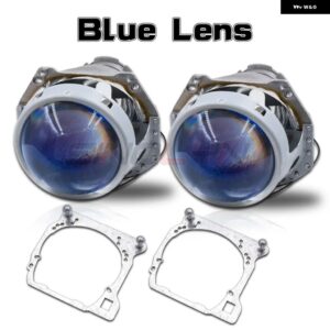 バイ キセノン HIDプロジェクター HELLA 3R G5 ヘッドライト レンズ マツダ6 レンズ フレーム アダプター 車ライト交換 アクセサリー レトロフィット - Blue Lens