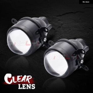 SINOLYN 3インチ バイ キセノン フォグランプ プロジェクターレンズ H11 D2H ブルー HD フォグレンズ カーライト 汎用 ドライビングライト カーアクセサリー - Clear lens