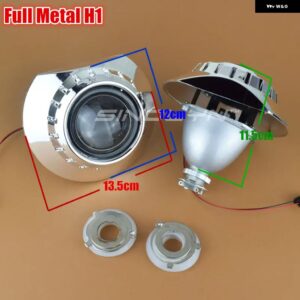 SINOLYN 2.5レンズ BMW M3 E46 コンパクト/E90/E92/E91 ハロゲン ヘッドライト バイ キセノン レンズ HID プロジェクター H7 車用ライト アクセサリー DIY - Upgrade Metal