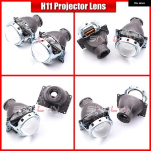 SINOLYN バイ キセノン プロジェクター ヘッドライト レンズ KOITO H11 LED/HID 3インチメタル KOITO Q5 レンズ 車 ヘッドライト 車ライトチューニング - Without Shrouds