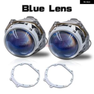 SINOLYN バイ キセノン プロジェクターレンズ キット スバル アウトバック HELLA D2S D2H HID LEDランプ 車 ヘッドライト レンズ 車ライトアクセサリー - Blue Lens
