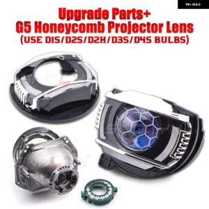 バイ キセノン プロジェクターレンズ フォルクスワーゲン ジェッタ ヘラ 3R G5 ヘッドライト カーライトレンズ ウィンカー DRL アップグレード - With Etching HL G5