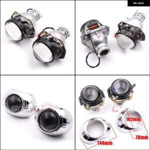 SINOLYN 3インチ ブルー HD バイ キセノン プロジェクターレンズ HELLA 3R G5 H4 ヘッドライト カーライト D2S D2H ヘッドランプ カーアクセサリー - HD With Shrouds