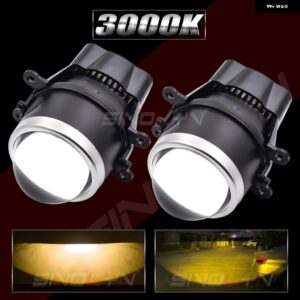 SINOLYN BI LED フォグランプ レンズ フォード フォーカス MK2 MK3/フィエスタ/レンジャー/SMAX/フュージョン/エコスポーツ/トランジットLEDプロジェクター - 3000k