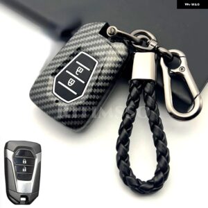 ABS キーケース リモコン フォブ プロテクター カバー ISUZU MU-X Xシリーズ DMAX D-MAX X-TERRAIN ピックアップ トラック 2020 2021 2022 - 2 Btn Black Key A