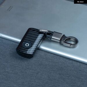 カーボンABSカーキーカバー ケース ヤマハ X-MAX 250 125 309 300 400 2020 2021 AEROX NVX155 QBIX JAUNSキーケースオートアクセサリー - Carbon White