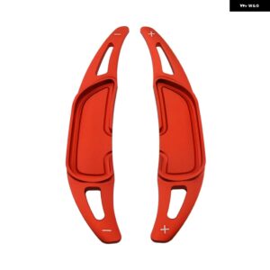 パドル シフト メルセデス ベンツ A クラス AMG A35 A45 C63 C43 SL63 CLA45 G63 GLS63 E63 CLS53 GLC43 2018-2021 カー ステアリングホイール DSG - Red