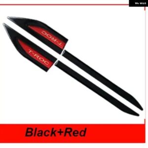 ABS カーフェンダーエンブレム フォルクスワーゲン T-ROC TROC 2018 2019 オートアクセサリー - Same as picture3