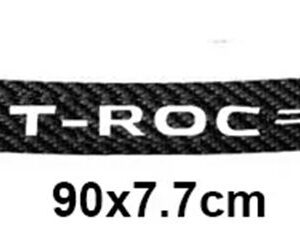 カーボン 車用リア バンパー ステッカー フォルクスワーゲン TROC T-ROC - 90cm long