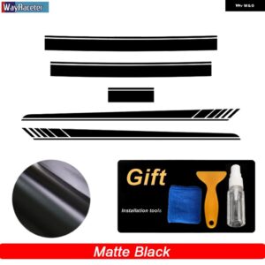 エディション1 車用フード デカール ルーフ リアサイドストライプ スカート ステッカー メルセデス ベンツ AMG GT S 4ドア X290 GT63 GT43 GT53 - Matte black