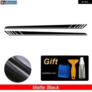 エディション1 車用フード デカール ルーフ リアサイドストライプ スカート ステッカー メルセデス ベンツ AMG GT S 4ドア X290 GT63 GT43 GT53 - Matte black6