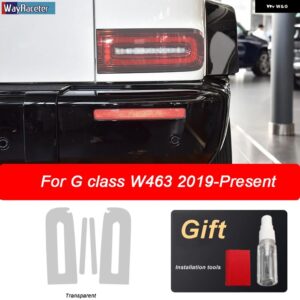 車用 ヘッドライト フィルム テールライト クリアTPU ステッカー メルセデス ベンツ G クラス W463 2019 - 21 AMG G63 - Taillight T