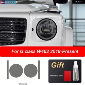 車用 ヘッドライト フィルム テールライト クリアTPU ステッカー メルセデス ベンツ G クラス W463 2019 - 21 AMG G63 - Headlight B