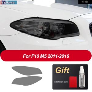 車用 ヘッドライト フィルム フロント スモークブラック TPU ステッカー BMW M2 F87 M3 F80 M4 F82 F83 M5 F10 F90 M6 M8 I3 I8 Z4 E89 G29 - M5 F10 11-16