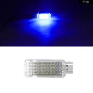 2個 レッド LED カーテシードア トランク フットウェル ゴルフ ボックス ライト ランプ アウディ A3 8P A4 B6 B7 B8 B9 A6 S6 C6 A7 S7 A8 S8/Q5 Q7 R8 A1 - blue　1pc