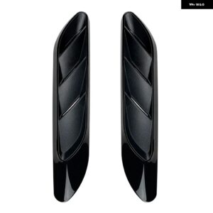 車サイドフェンダーフロー エアベント アウトレット W214 トリム カバー デカール カー スタイリング ステッカー メルセデス ベンツ E クラス E260 E300 202 - gloss　black