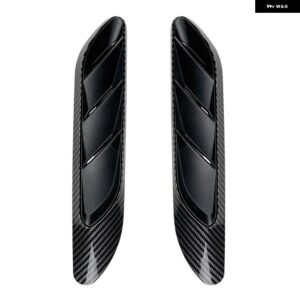 車サイドフェンダーフロー エアベント アウトレット W214 トリム カバー デカール カー スタイリング ステッカー メルセデス ベンツ E クラス E260 E300 202 - carbon　look