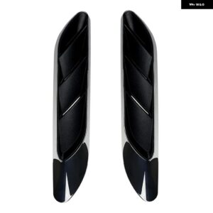 車サイドフェンダーフロー エアベント アウトレット W214 トリム カバー デカール カー スタイリング ステッカー メルセデス ベンツ E クラス E260 E300 202 - silver　look