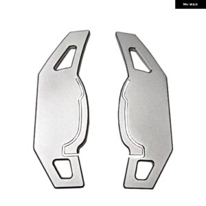 アウディ S3 S5 S6 S8 SQ5 RS3 RS4 RS5 RS6 RS7 RSQ3 AVANT QUATTRO SPORTBACK カブリオレ リムジン カー ステアリングホイール シフター パドル - Silver