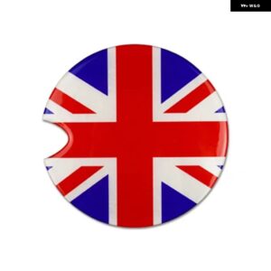 AMBERMILE MINI COOPER S ONE F55 F56 R55 R56 R60 R61 アクセサリー 3D 車用燃料 タンクキャップ カバー ステッカー 自動車 装飾 ステッカー - Union Jack