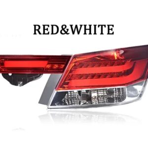 LED テールライト ホンダ アコード 8 2008 - 13 リアランニングランプ ブレーキ リバース ダイナミックウィンカー テールライト - red　and　white