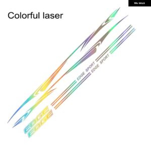 フォード エッジ車ドア ステッカー オートチューニングアクセサリーモータースポーツストリップグラフィック スタイリング ウエストラインビニールフィルム - Colorful Laser