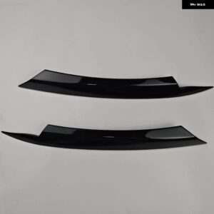 フォルクスワーゲン パサート B7 シード/ヴァリアント/オール トラック 2010-2014 車用 ヘッドライト カバー ステッカー ヘッドライト アイブロウ ABS - gloss　black