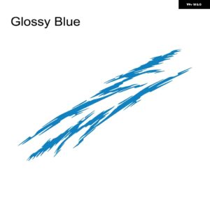 汎用 カーウエストライン ステッカー グラフィックストライプレーシング スタイリング ビニールフィルム デカール 自動車チューニングアクセサリーアウター - Glossy Blue