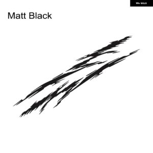 汎用 カーウエストライン ステッカー グラフィックストライプレーシング スタイリング ビニールフィルム デカール 自動車チューニングアクセサリーアウター - Matt black