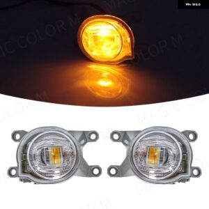 車用 フォグランプ トヨタ CHR レビン カローラ L LE XLE ハッチバック ヤリス フォーチュナー ハイラックス レボ SW4 2019 - 22 アクセサリー 12V - LED Amber Fog Only