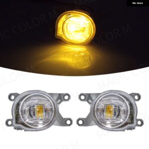 車用 フォグランプ トヨタ CHR レビン カローラ L LE XLE ハッチバック ヤリス フォーチュナー ハイラックス レボ SW4 2019 - 22 アクセサリー 12V - LED Yellow Fog Only