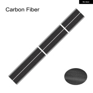 フォード マスタング エコボス シェルビー GT 車 ボンネット ルーフ テール PVC ステッカー ストライプ スタイリング ビニールフィルム 装飾 デカール セッ - carbon fiber