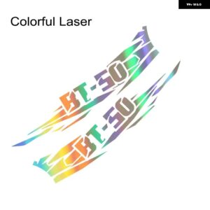 車体サイドスプラッシュ ステッカー マツダ BT50 グラフィック トラック 装飾 デカール ピックアップビニール 装飾 カバー オートチューニングアクセサリー - Colorful Laser