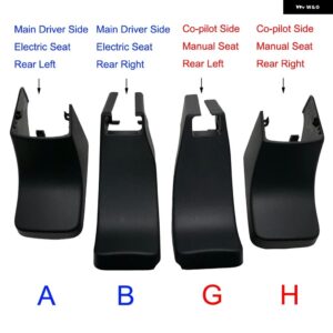 4個セットカバー シートアンカー フロントシートスライドカバー 三菱 アウトランダー - 1set Lpower Rmanual