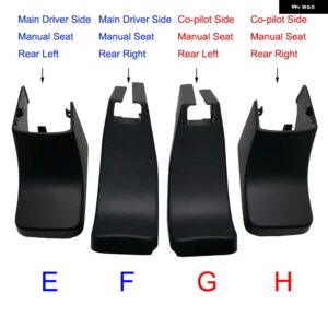 4個セットカバー シートアンカー フロントシートスライドカバー 三菱 アウトランダー - 1 set L R manual